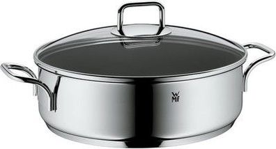 WMF Schmorpfanne 28 cm hoher Rand, Bräter Induktion, Schmortopf mit Deckel 5,0 L
