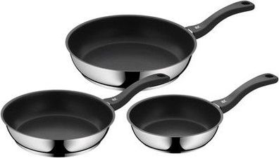 WMF Devil Pfannenset Induktion 3-teilig, Bratpfanne 24, 20, 28 cm, Kratzfest