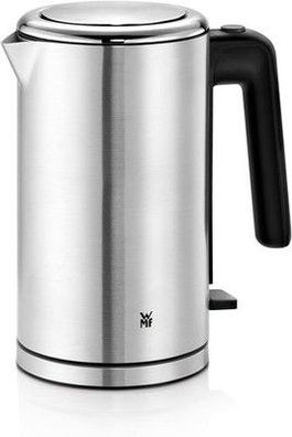 WMF Lono Wasserkocher Edelstahl 1,6 L, elektrischer Wasserkocher mit Kalkfilter