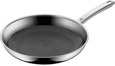 WMF Profi Resist Bratpfanne 28 cm Edelstahl-Pfanne mit kratzfester Wabenstruktur