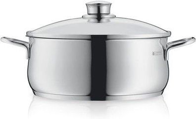 WMF Diadem Plus Kochtopf 20 cm, Glasdeckel, Topf 20cm, Bratentopf Induktion 3 L