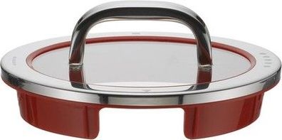 WMF Function 4 Topfdeckel 16cm, Glasdeckel mit 4 Abgießfunktionen, Spritzschutz