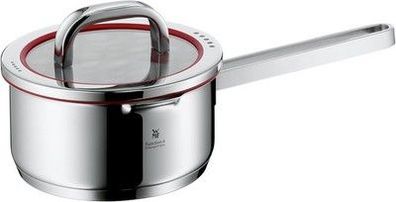 WMF Function 4 Stielkasserolle 16cm, Glasdeckel, Kochtopf klein 1,4L, Milchtopf