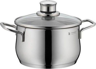 WMF Diadem Plus Kochtopf Induktion 16 cm – 2 L großer Fleischtopf aus Cromargan