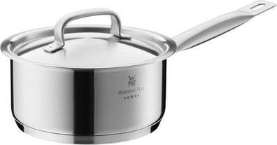 WMF Gourmet Plus Stielkasserolle 16cm, kleiner Topf mit Metalldeckel - 1,4 Liter