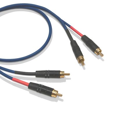 Sommercable -Onyx 2025- HiFi Cinchkabel - Stereokabel - OFC - Rean RCA - Blau