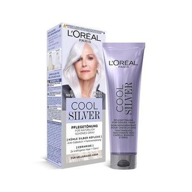 L'Oréal Paris Haarfarbe, Anti-Gelbstich, Farbveredelnde Pflegetönung, Pures Weiß