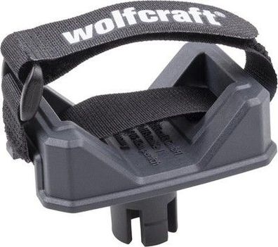 wolfcraft Schlauchhalterung für Staubsauger I 6891000 I für 20-mm-Bohrungen