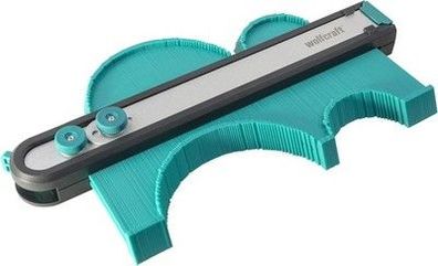 wolfcraft Konturlehre PRO - Nadelschablone mit 250 mm Breite, 168 Taststifte