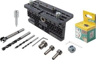 Wolfcraft Exzenter-Möbelverbinder-Set - Komplett-Set, inklusive Zubehör, 4665000