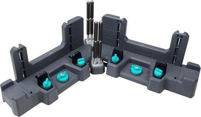 wolfcraft Schmiege & Gehrungsschneidlade PRO 6956000-2-in-1 Gehrungslade 6956000