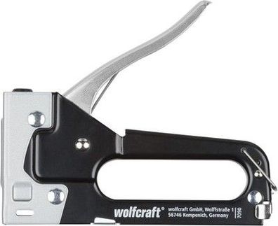 Wolfcraft I Handtacker-Set tacocraft 6 I 7090000 I Tackerpistole für Haushalt