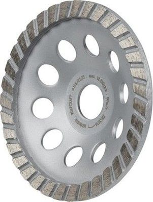 wolfcraft Diamant-Schleiftopf "Standard" Durchmesser 125 mm, 1 Stück, 8382000