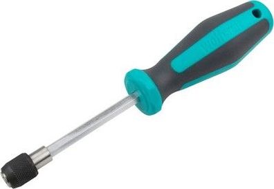 wolfcraft Handschraubendreher mit Bitaufnahme, lang I 8725000 Sechskant-Aufnahme