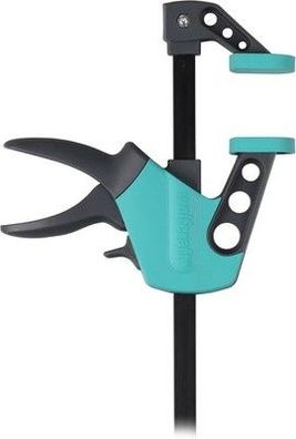 wolfcraft Einhandzwinge Easy 75-150 mm 3020000 / Dehnbereich 180-390 mm, Zwinge