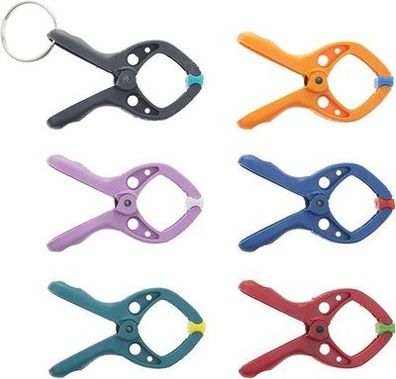 wolfcraft Mini-Federzwingen-Set microfix - 3420000 - Federzwinge im Miniformat