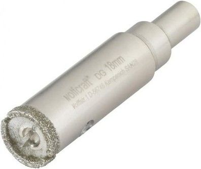 Wolfcraft Ceramic Diamant-Lochsäge 5920000 –Bohrkrone inkl. Zentrierbohrer 18mm