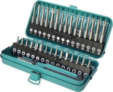 wolfcraft Sicherheit-Schraubendreher Set 31-tlg. Kassette 30 Solid-Bits 25 & 50mm