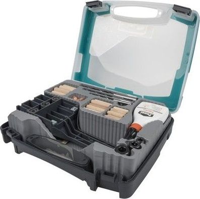 Wolfcraft Universal-Meisterdübler-Set 4645000-78-teiliges Komplett-Starter-Set