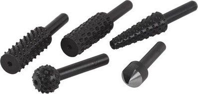 wolfcraft Raspel- und Senker-Set, 5-tlg. I 2540000 Vorbereiten von Aussparungen