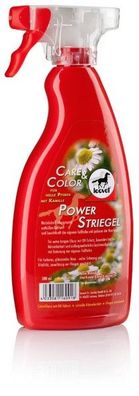 Leovet Power Striegel mit Kamille, für helle Pferde, Mähne und Schweif, 500ml