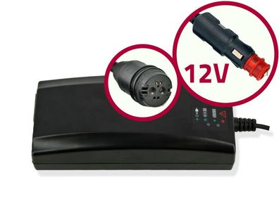 12V mobiles KFZ Ladegerät BMZ Li-Ion 42V 2A Stecker Rosenberger