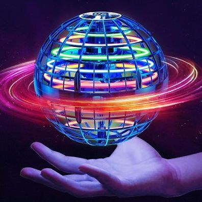 Ivtivfu Fliegender Ball (Blau), Flying Spinner, Magic Hover Schwebe Ball
