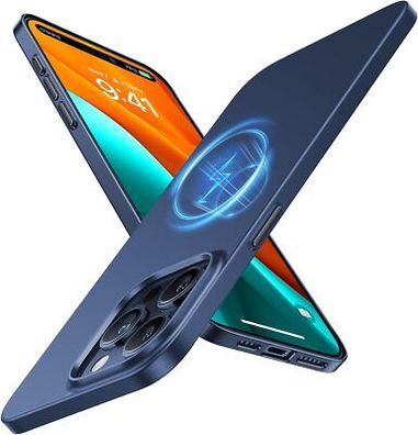 TORRAS Ultra Dünn für iPhone 15 Pro Hülle für MagSafe [Nr. 1 Magnetkraft] Extrem