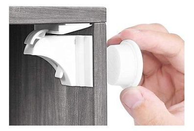 Babysicherheit Magnetisches Schrankschloss 20 Schlösser mit 3 Schlüssel
