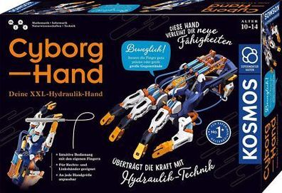 Kosmos 620844 Cyborg-Hand - hydraulisch gesteuerte XXL-Roboter-Hand, Technik