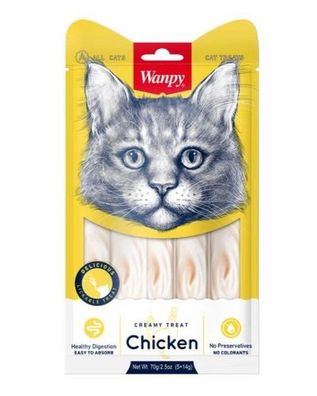 WANPY für Katzen Creamy Treat Chicken 70 g Huhn
