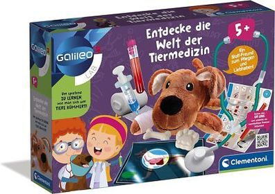 Clementoni Galileo Lab – Entdecke die Welt der Tiermedizin, spannendes Spielset