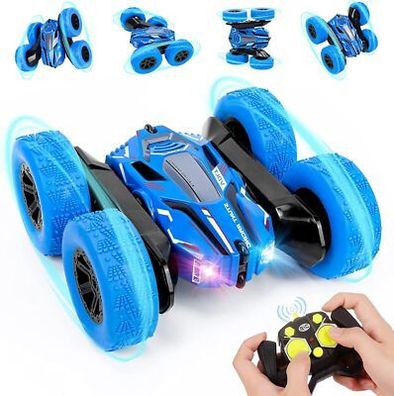 Ferngesteuertes Auto für Kinder RC Stunt 4WD 2.4 Ghz Fernbedienung 360° Flip