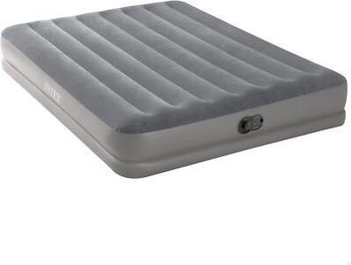 Intex 64114 Luftbett DuraBeamPrestige Queen mit FastFill USB Pumpe 203x152x25 cm