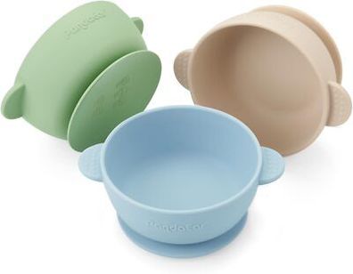PandaEar 3 Pack Silikon Baby Schüsseln mit Saugnapf| Kinderschüssel Kleinkind