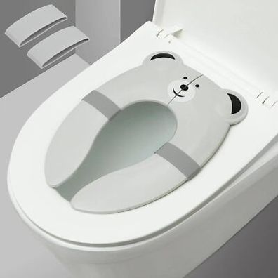 PandaEar Faltbarer Toilettensitz Kinder für Unterwegs Reise Toiletten-Sitz Panda