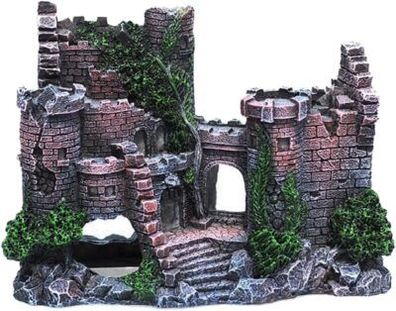 SLOCME Aquarium Ornamente Harz Schloss Dekorationen - Aquarium Zubehör Deko