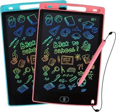 Kogabanny 2 Stück LCD Schreib-Tafel Zeichenbrett Bildschirm 8,5 Zoll für Kinder