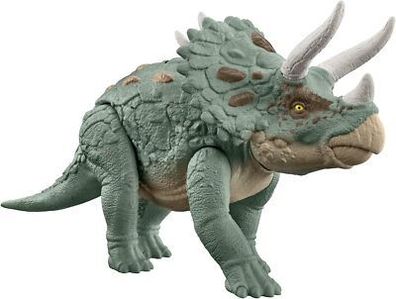 Mattel Jurassic World Gigantic Tracker Triceratops Dinosaurier-Action-Figur 35cm