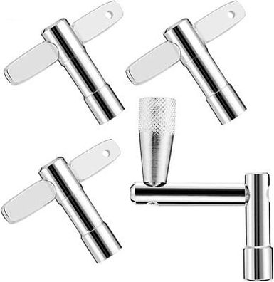 Eastrock Schlagzeugschlüssel, 4 Stück Schlagzeug Tuning Key Stimmschlüssel