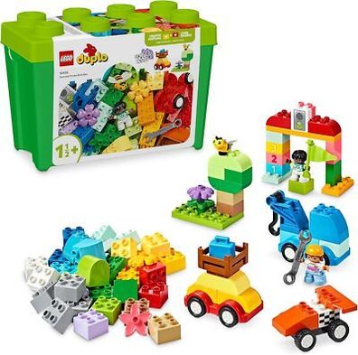 LEGO DUPLO Classic Steinebox Autos und LKWs, Spiel-Set mit Fahrzeugen, Spielzeug