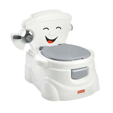 Fisher-Price Meine erste Toilette, Töpfchen für Babys, deutsche Version, Trainer