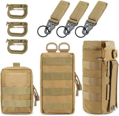 MUCHER 3 Pack Molle Tasche Taktische Hüfttaschen EDC Utility Bauchtasche Outdoor