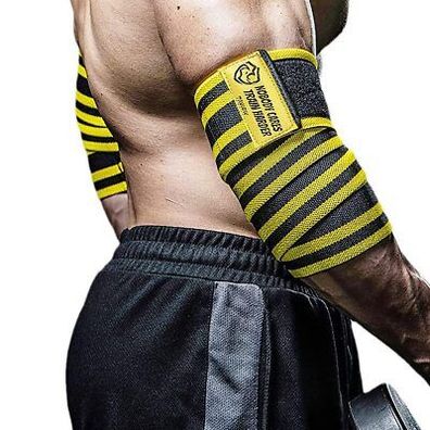 TAVIEW Ellenbogen-Bandagen für Gewichtheben, 119,4 cm Kompression, Powerlifting