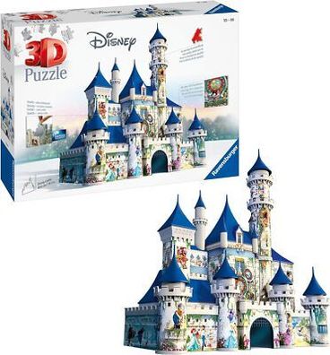 Ravensburger 3D Puzzle 12587, Disney Schloss, 216 Teile, Für Kinder (50x45x27cm)
