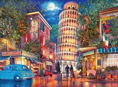 Ravensburger Puzzle 17380 Abends in Pisa, 500 Teile Puzzle, Erwachsene & Kinder