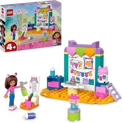 LEGO 4+ Gabbys Puppenhaus Bastelspaß mit Baby Box, Spiel-Set für Rollenspiele