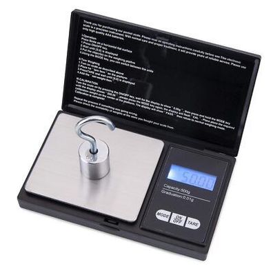 Taschenwaage Digitale Feinwaage, Mafiti 500g / 0,01g Goldwaage Gramm-Waage