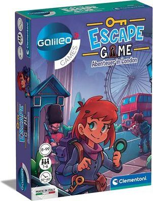 Clementoni Escape Game - Abenteuer in London - spannendes Gesellschaftsspiel