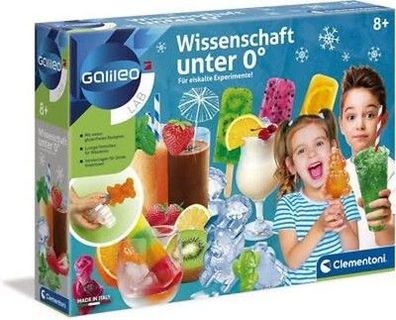 Clementoni Galileo Lab – Wissenschaft unter 0°, Experimentierkasten für Kinder